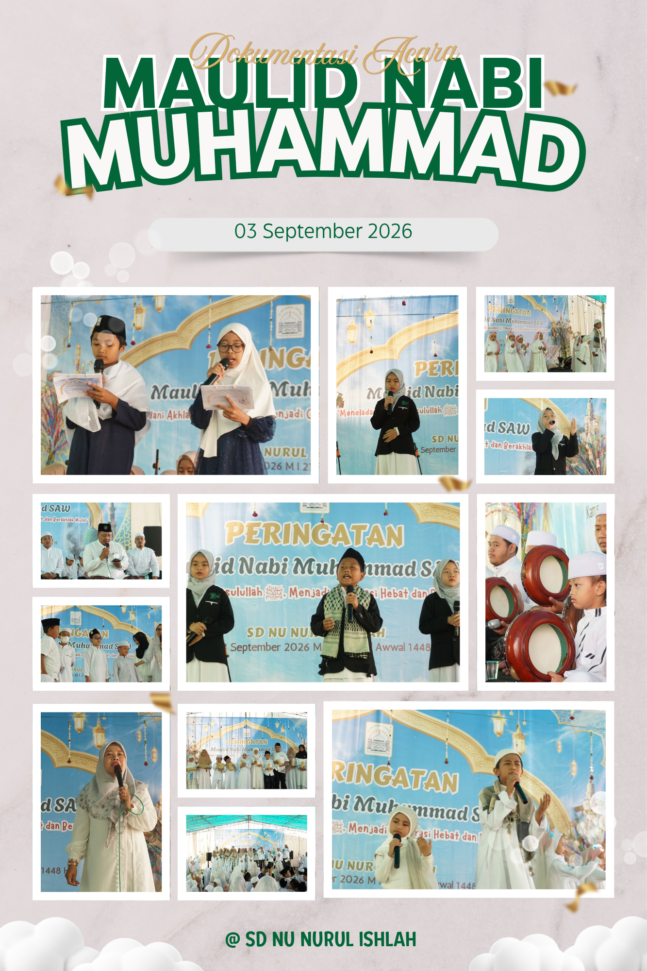 Anak-anak bermain basket